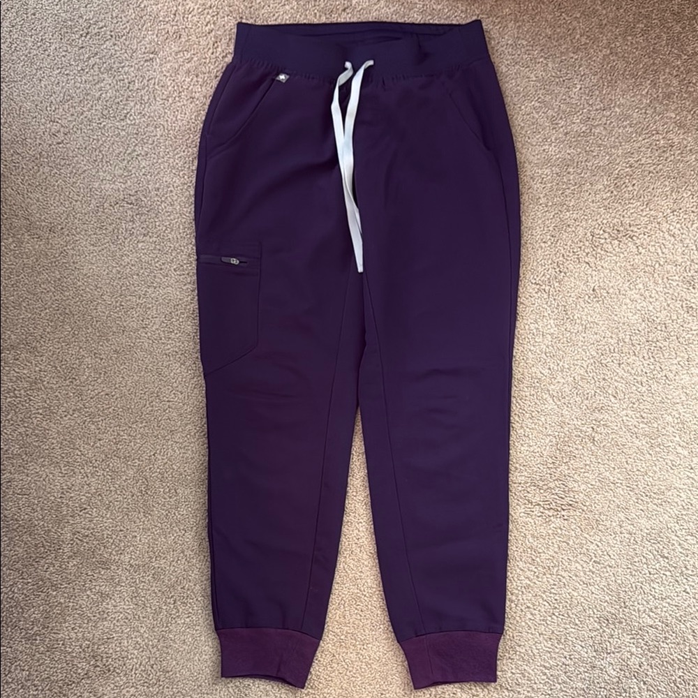 Figs Zamora Joggers Scrub Pants - Purple Jam
